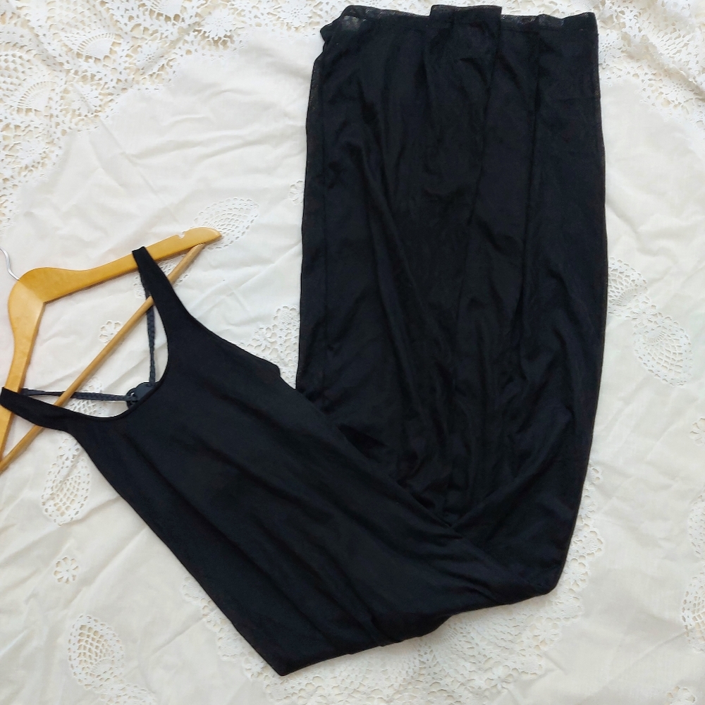 Classic Black Women's Maxi Dress